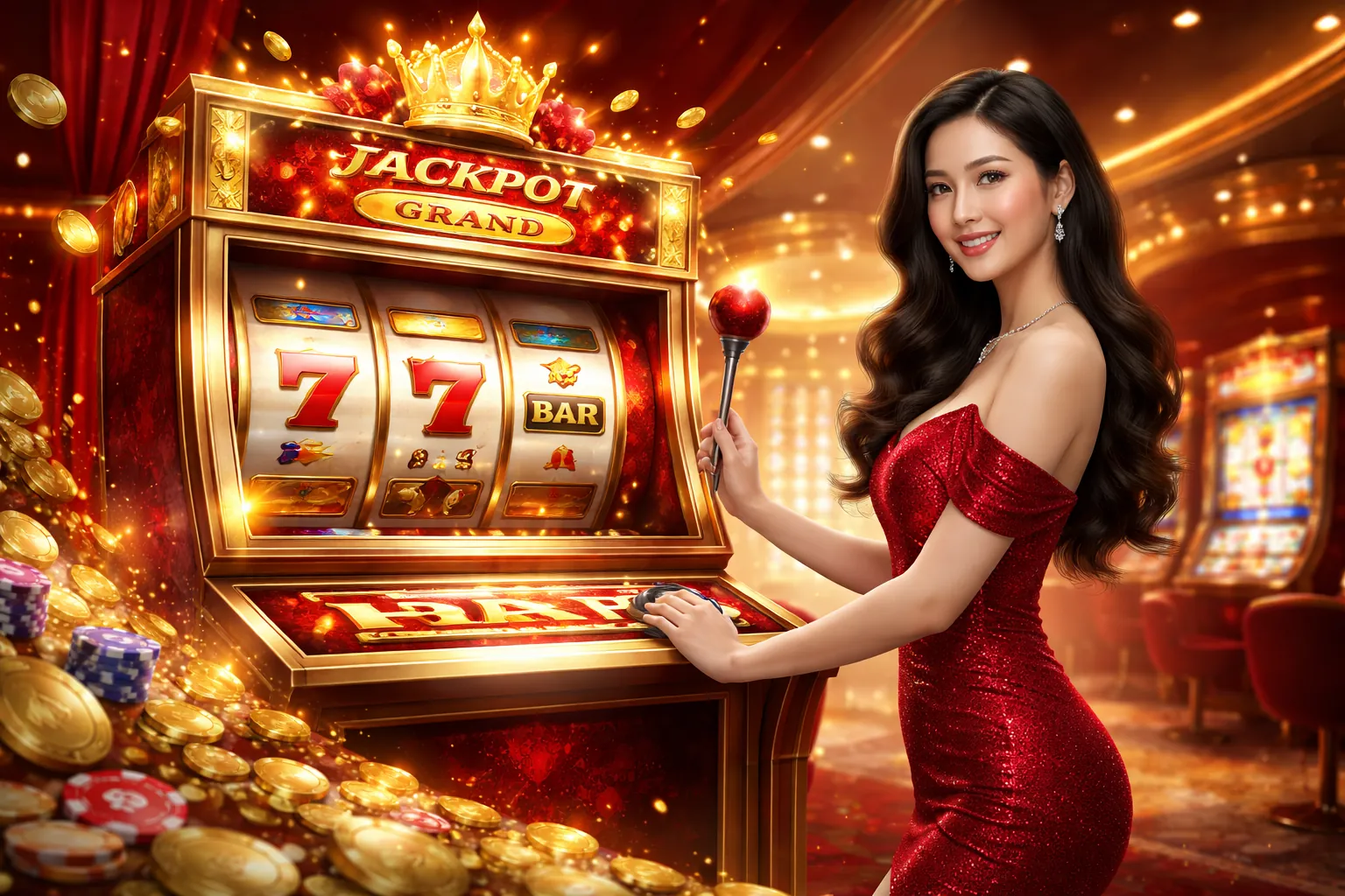 Giao diện trò chơi nổ hũ sôi động tại G088 với biểu tượng jackpot lớn
